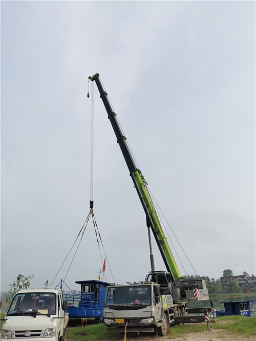 水富市桥梁建设吊装案例